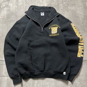 Vintage Millersville University 55 Normal School Quarter Zip Sweater Small